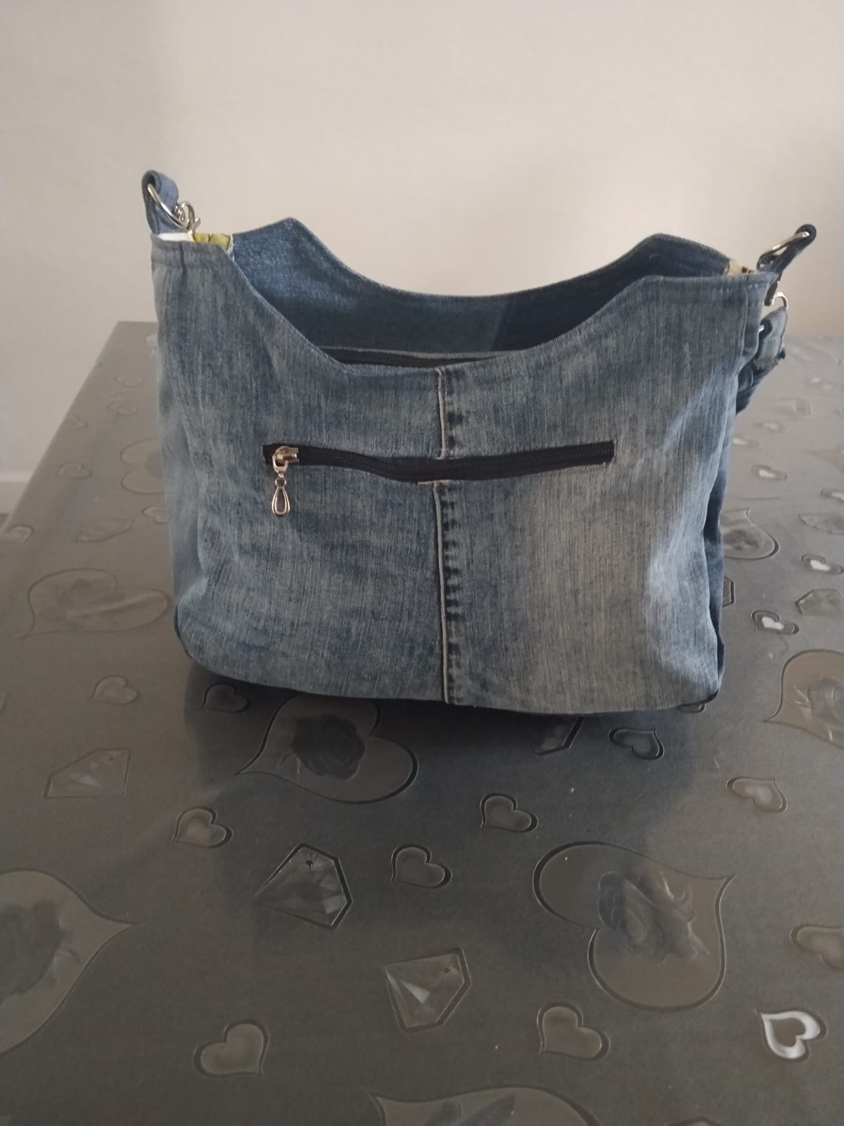 borsa con tracolla a treccia
