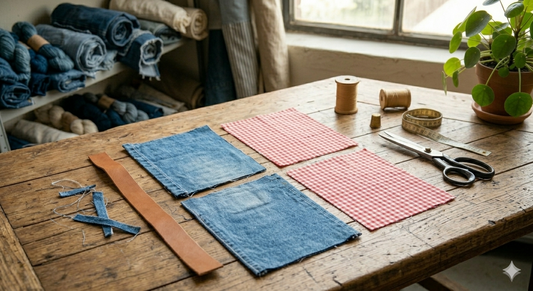 Tutorial: Il Cestino Svuotatasche in Denim