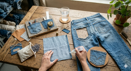 5 Idee Creative per Riciclare i tuoi Jeans a Casa (Senza Macchina da Cucire!)