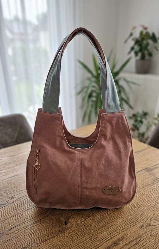 BORSA IN JEANS ROSA