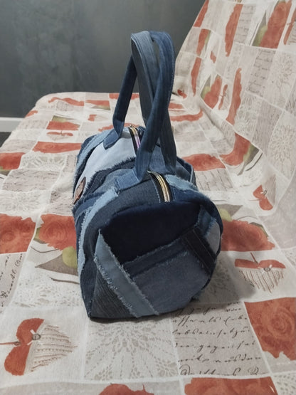 Borsa baulino in denim