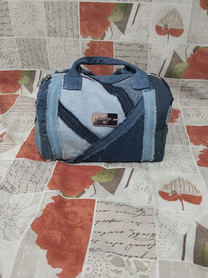 Borsa baulino in denim