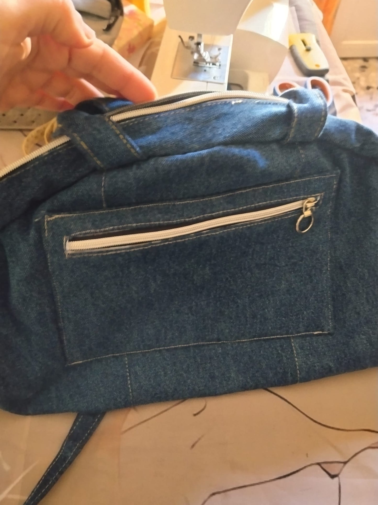 Borsa Denim  Anima Vintage
