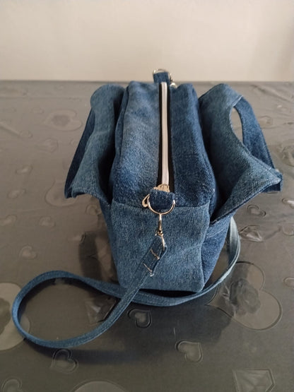 Borsa tascapane in denim