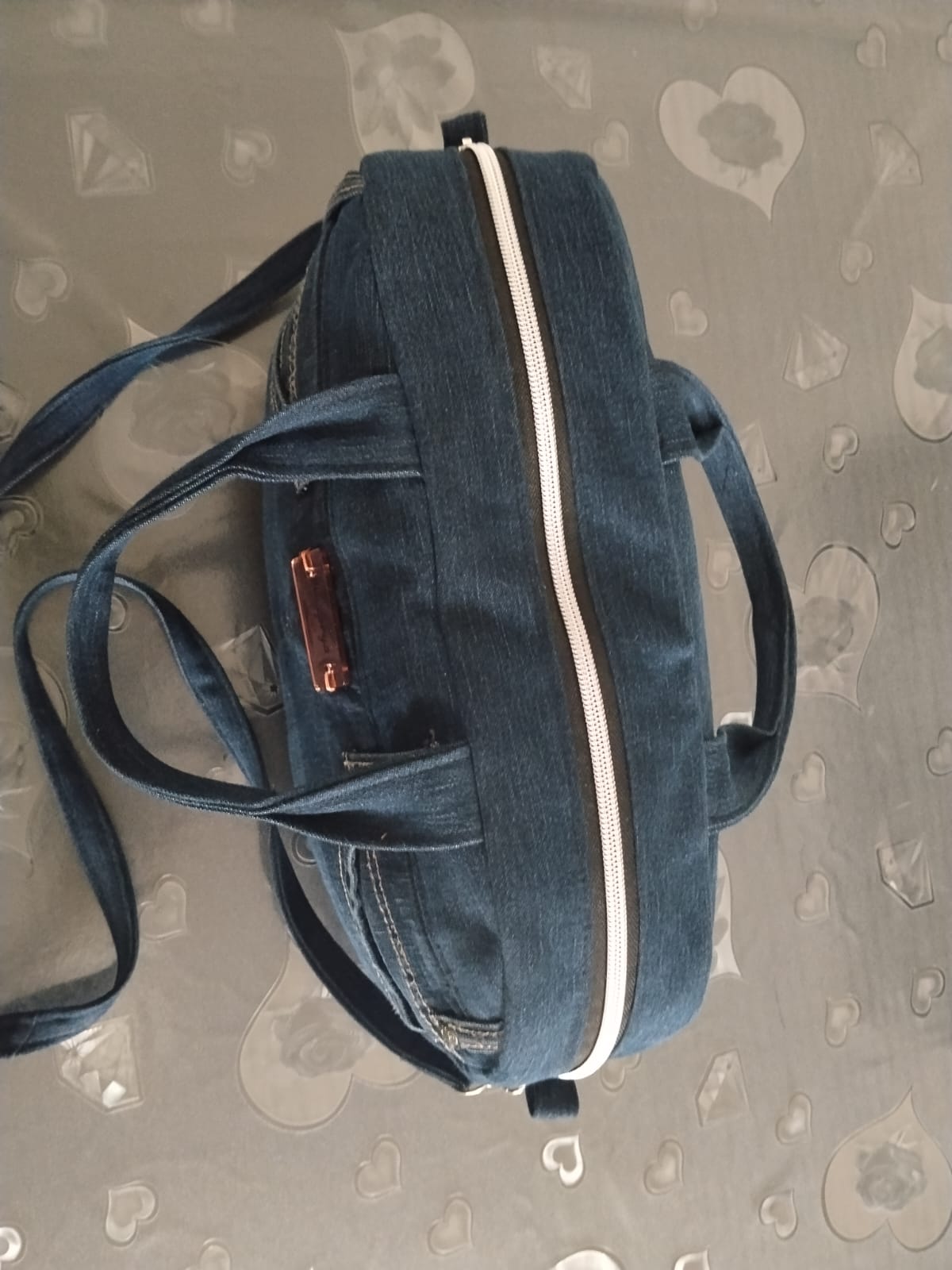Borsa multitasche in denim