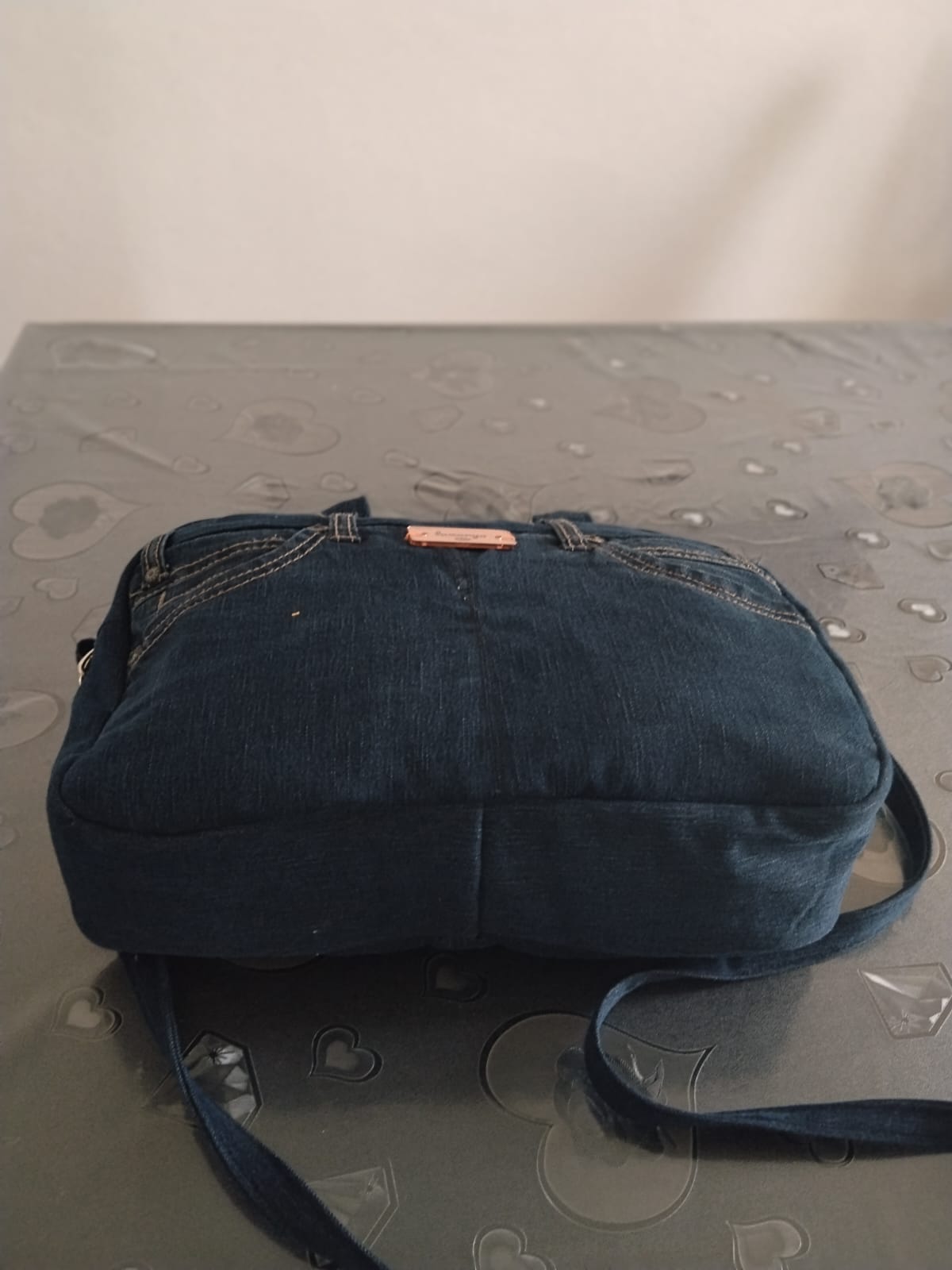 Borsa multitasche in denim