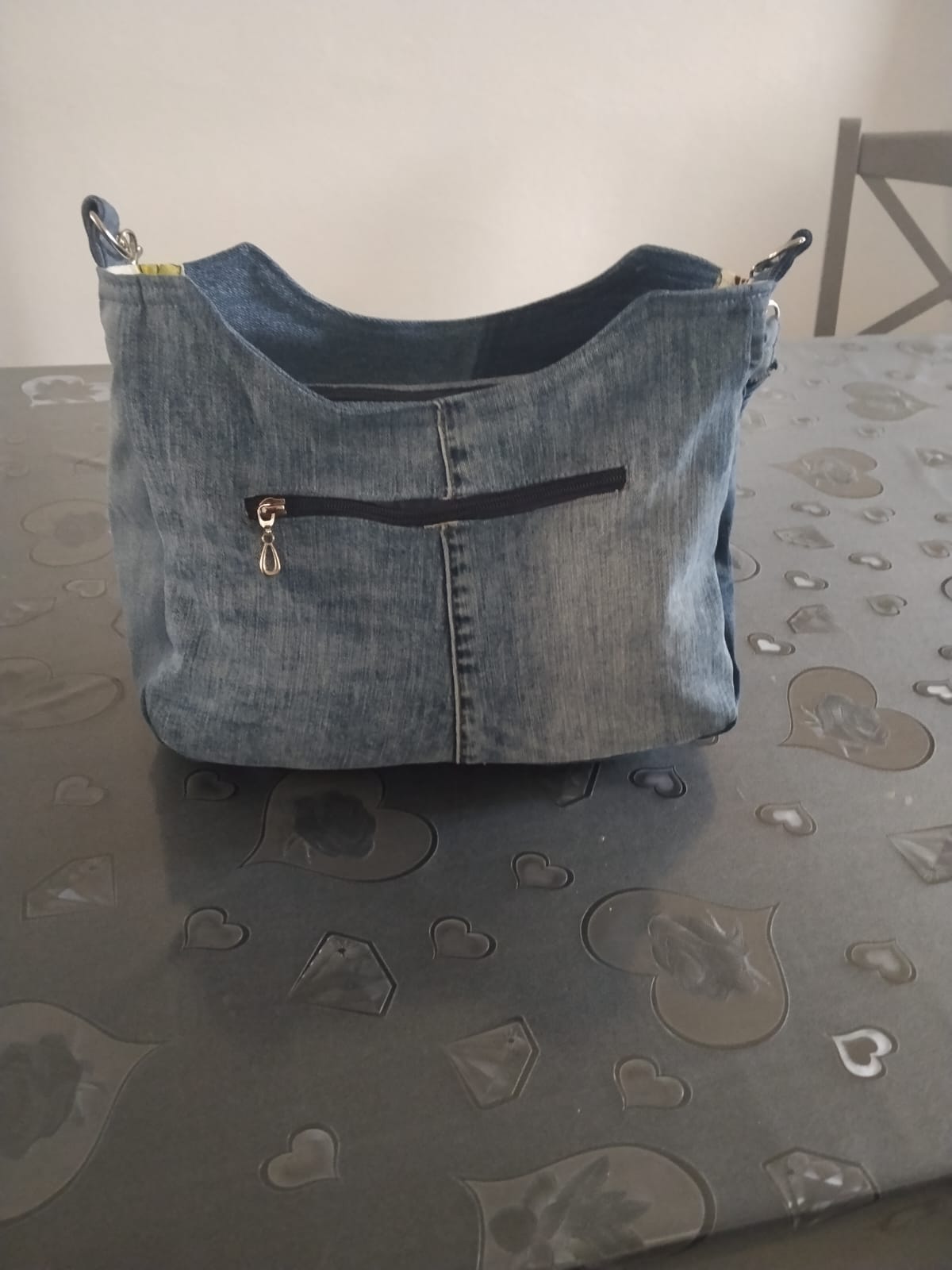 borsa con tracolla a treccia
