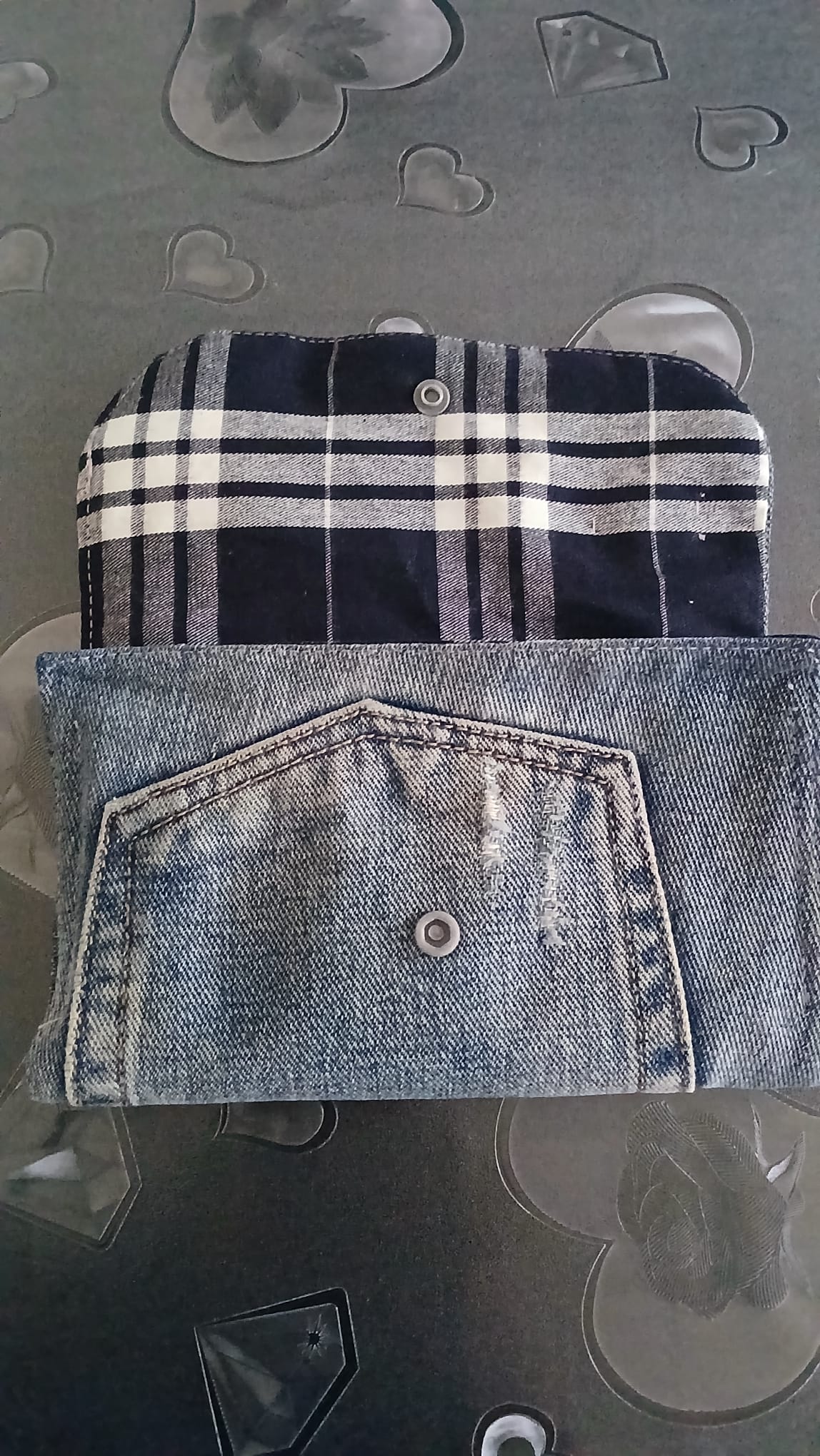 portafogli in denim