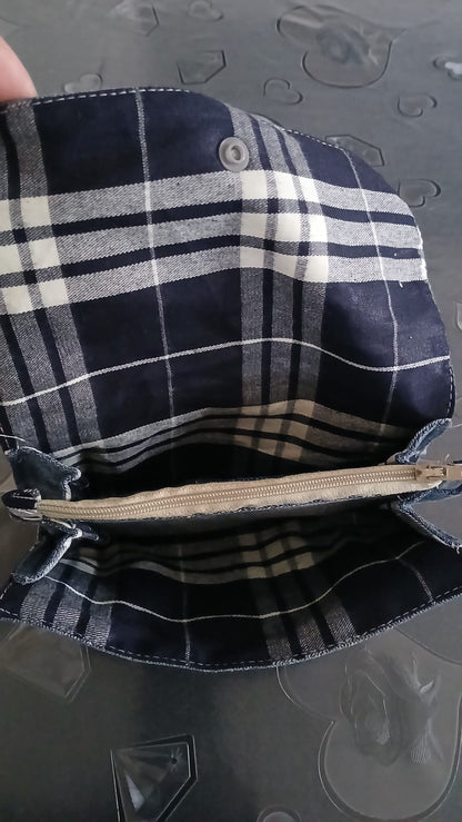 portafogli in denim