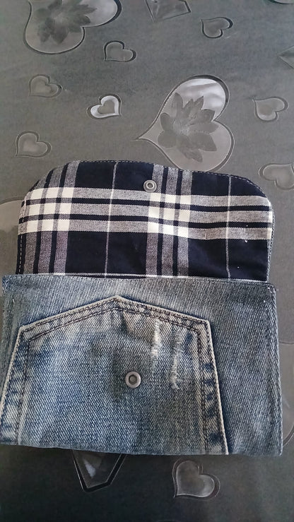 portafogli in denim