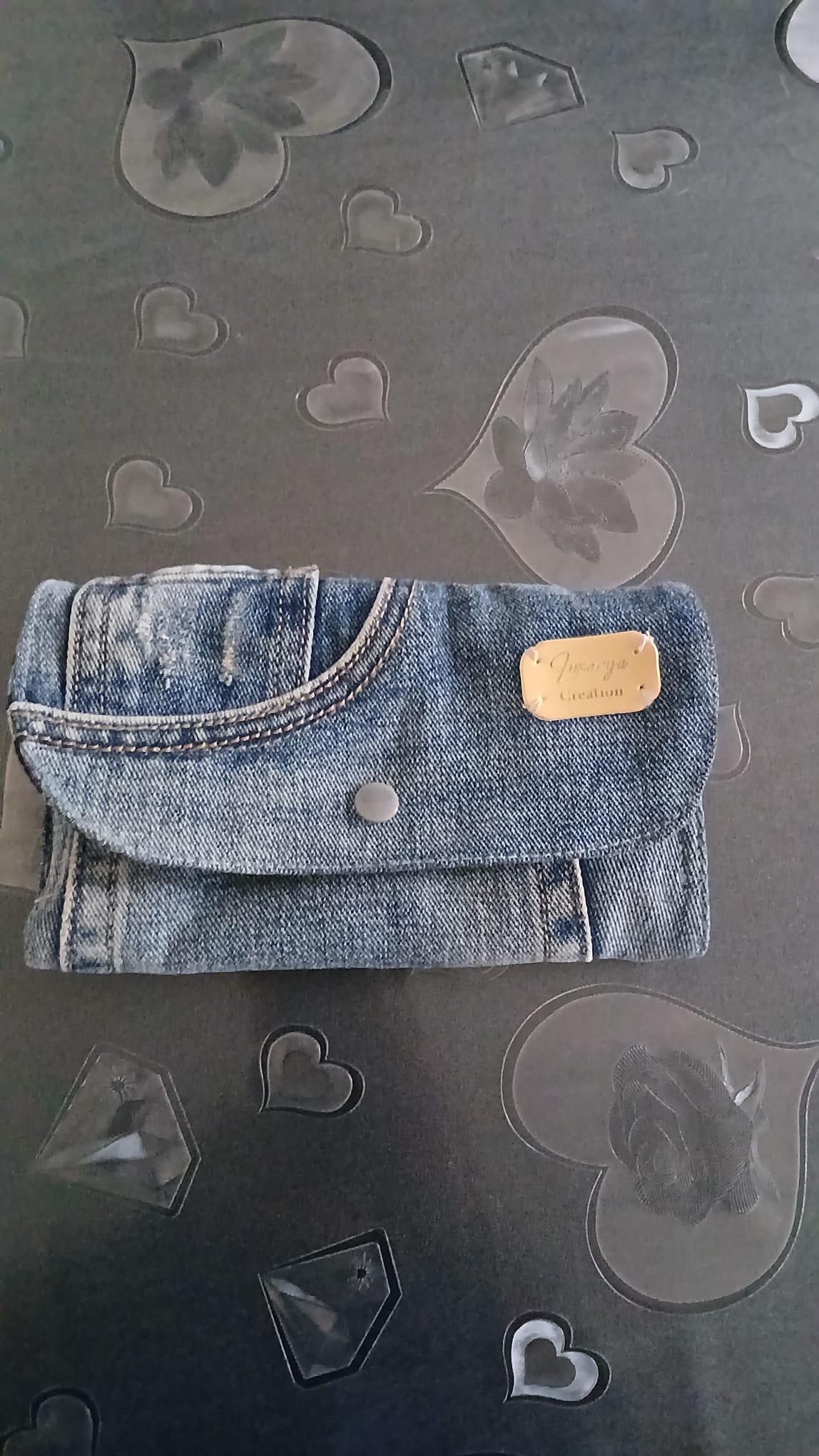 portafogli in denim