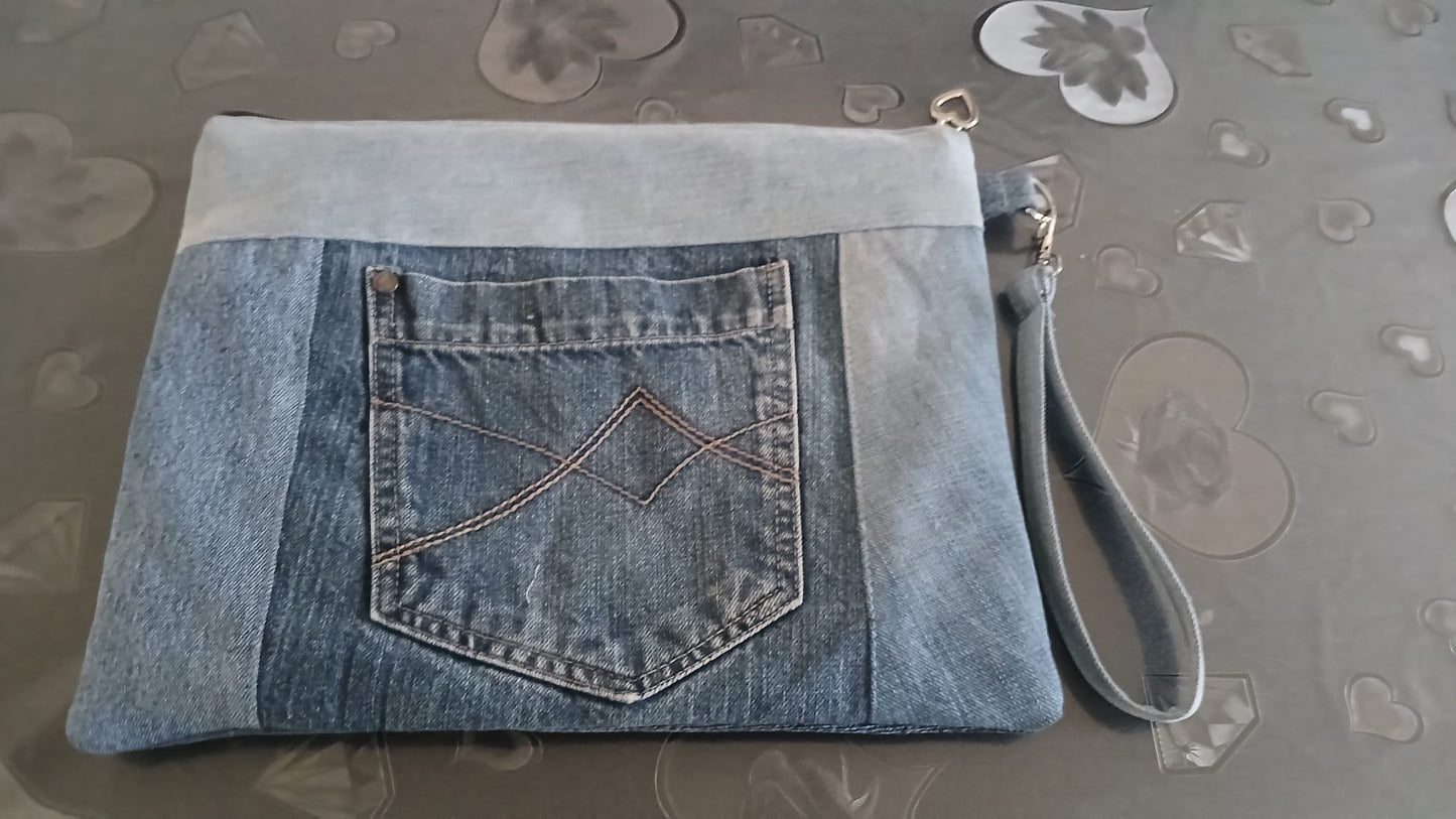 Poschette in denim