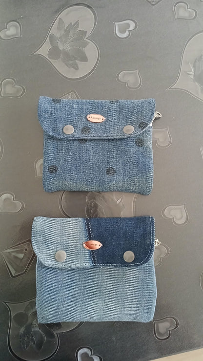 portamonete in jeans